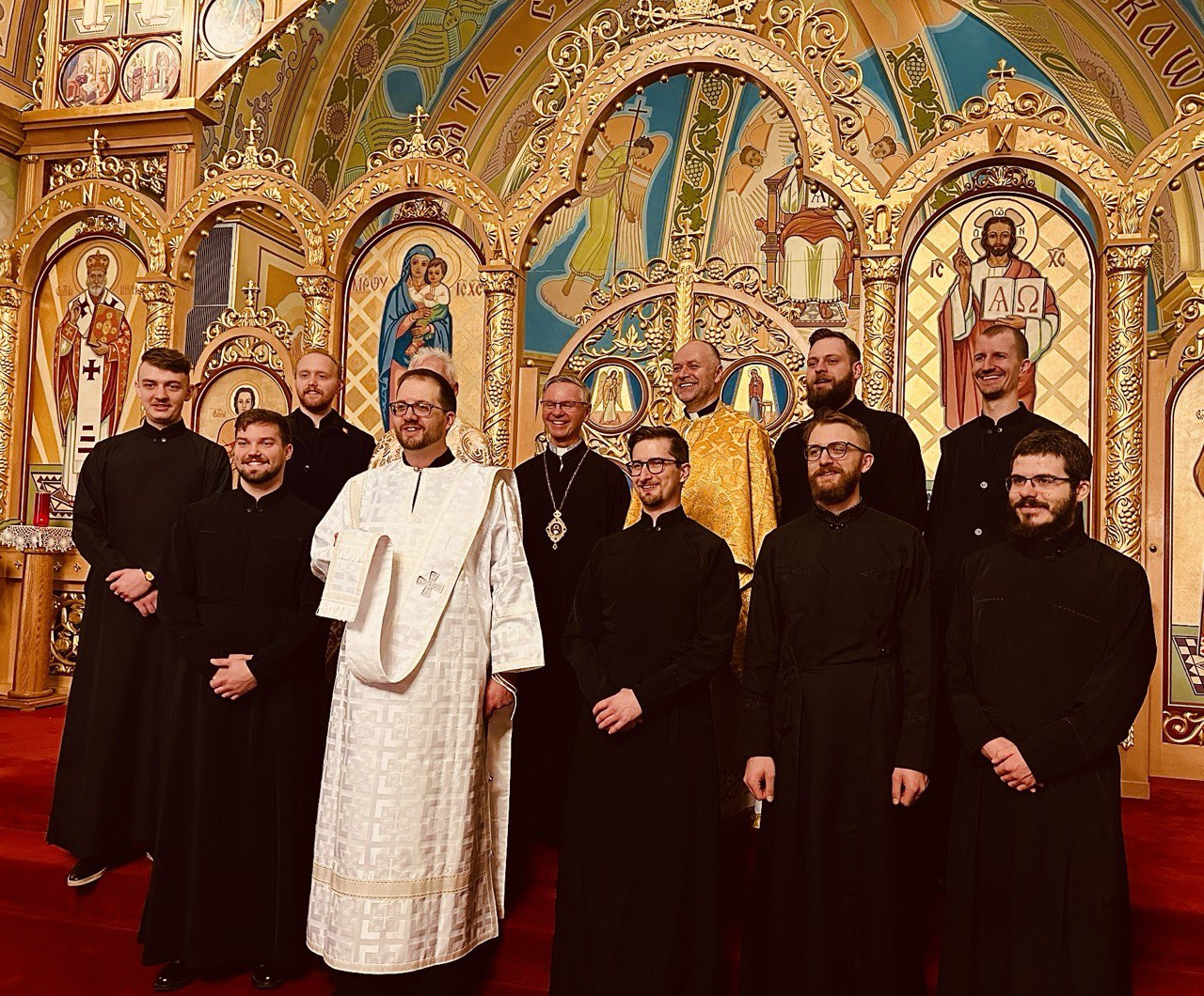 Axios to the newly ordained Dcn. Peter